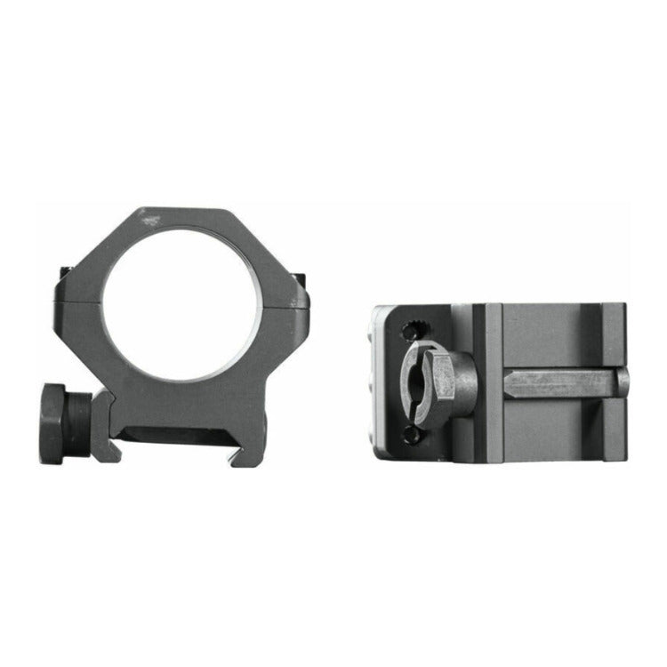 Weaver 6-Hole 1-Inch Medium Mount Picatinny Scope Rings (Matte)