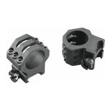 Weaver 6-Hole 1-Inch High Mount Picatinny Scope Rings (Matte)