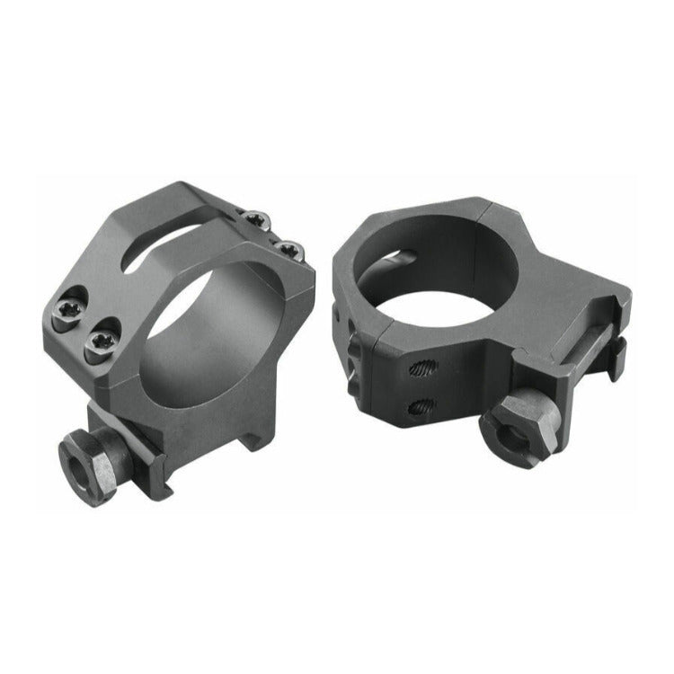 Weaver 4-Hole 30mm Picatinny Rings (High, Matte Black)
