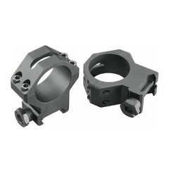 Weaver 4-Hole 30mm Picatinny Rings (High, Matte Black)