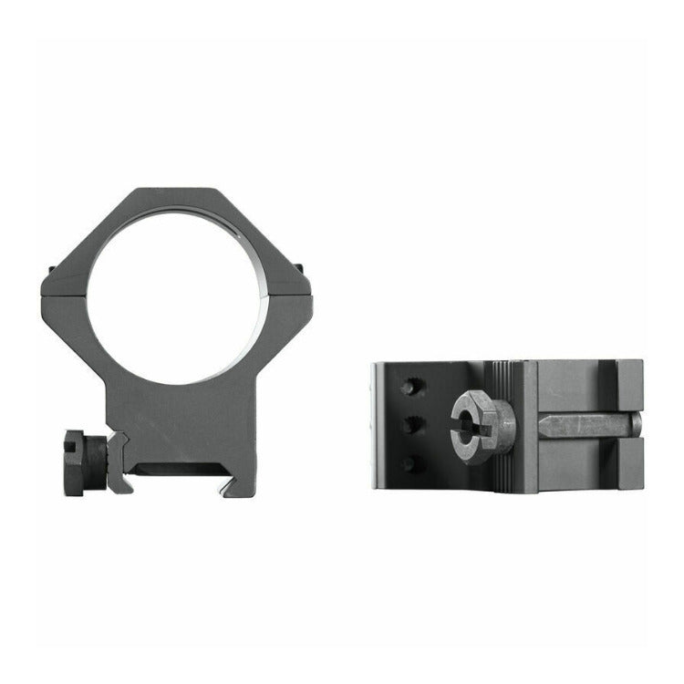Weaver 6-Hole 34mm High Mount Picatinny Scope Rings (Matte)