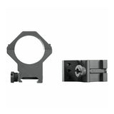 Weaver 6-Hole 34mm High Mount Picatinny Scope Rings (Matte)