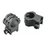 Weaver 6-Hole 1-Inch X-High Mount Picatinny Scope Rings (Matte)