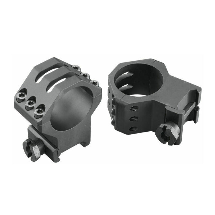 Weaver 6-Hole 30mm X-High Mount Picatinny Scope Rings (Matte)