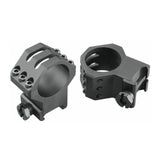 Weaver 6-Hole 30mm X-High Mount Picatinny Scope Rings (Matte)