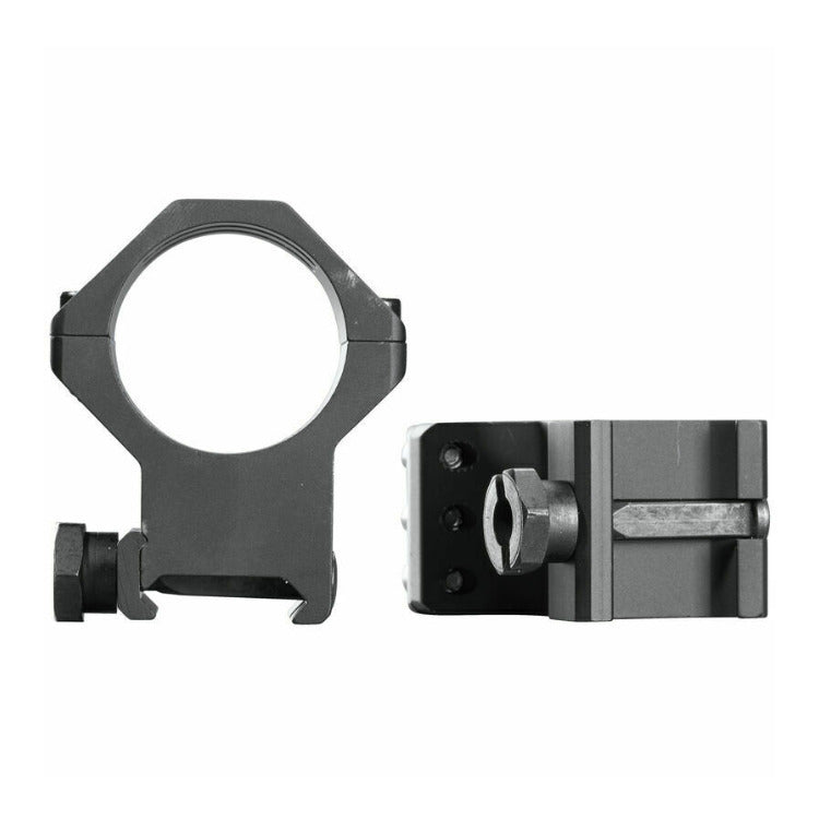 Weaver 6-Hole 30mm X-High Mount Picatinny Scope Rings (Matte)