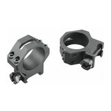 Weaver 4-Hole 30mm Picatinny Rings (Medium, Matte Black)