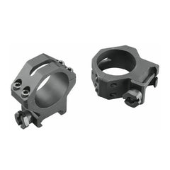 Weaver 4-Hole 30mm Picatinny Rings (Medium, Matte Black)