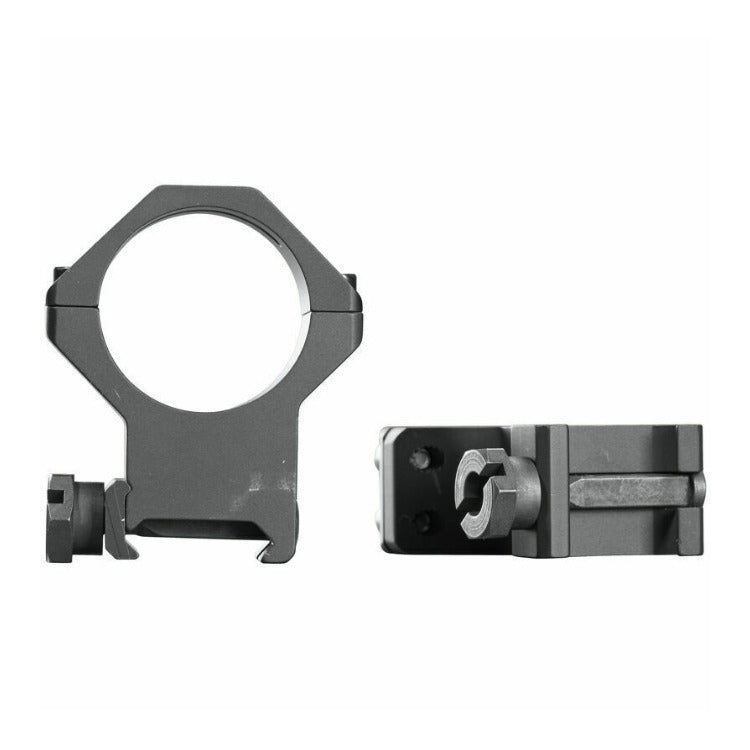 Weaver 4-Hole 30mm Picatinny Rings (X-High, Matte Black)