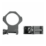 Weaver 4-Hole 30mm Picatinny Rings (X-High, Matte Black)