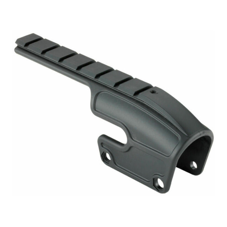 Weaver No-Gunsmith Saddle Shotgun Mounts (Mossberg 500, Black)