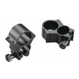 Weaver See-Thru Steel 0.22 Lock Rings (1-inch, Black)