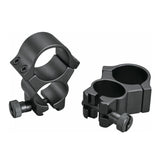 Weaver See-Thru Steel 0.22 Lock Rings (1-inch, Black)
