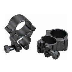 Weaver See-Thru Steel 0.22 Lock Rings (1-inch, Black)