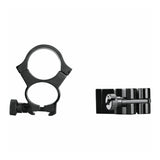 Weaver See-Thru Steel 0.22 Lock Rings (1-inch, Black)