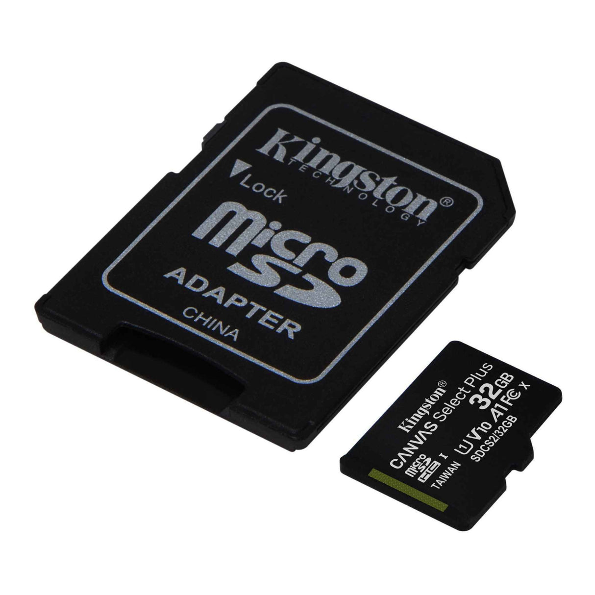 Kingston Canvas Select Plus 32GB UHS-I microSDHC Memory Card with SD Adapter