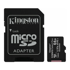 Kingston Canvas Select Plus 64GB UHS-I microSDXC Memory Card with SD Adapter