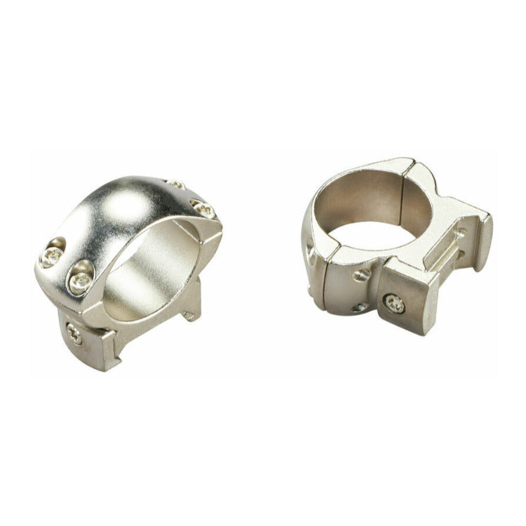 Weaver Grand Slam Steel Top Mount Rings (Medium, 1-Inch, Silver)