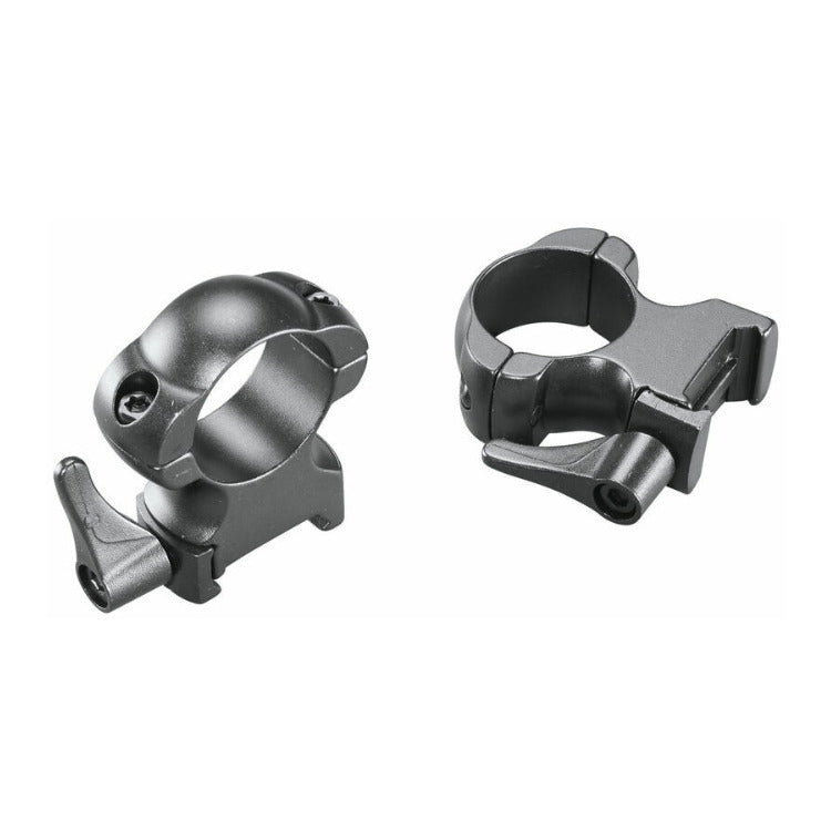Weaver Lever Lok Top Mount Rings (X-High, 1-inch, Matte)