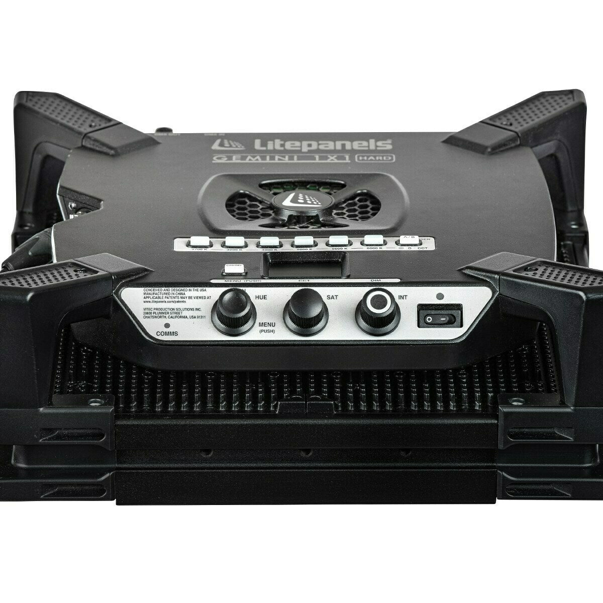 Litepanels Gemini 1 x 1 RGBWW LED Hard Panel (Standard Yoke, US Power Cord)