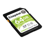 Kingston 64GB SDHC Canvas Select Plus Memory Card (2-Pack) with Focus High Speed Card Reader
