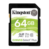 Kingston 64GB SDHC Canvas Select Plus Memory Card (5-Pack) with Focus High Speed Card Reader
