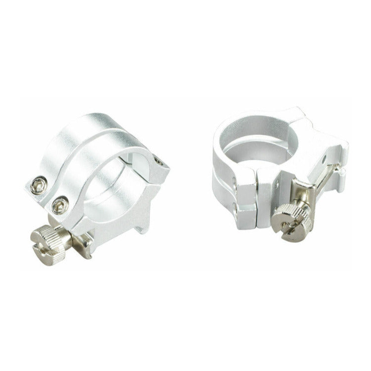 Weaver Quad Lock Detachable 1-Inch Scope Rings (Silver, High)