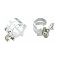 Weaver Quad Lock Detachable 1-Inch Scope Rings (Silver, High)