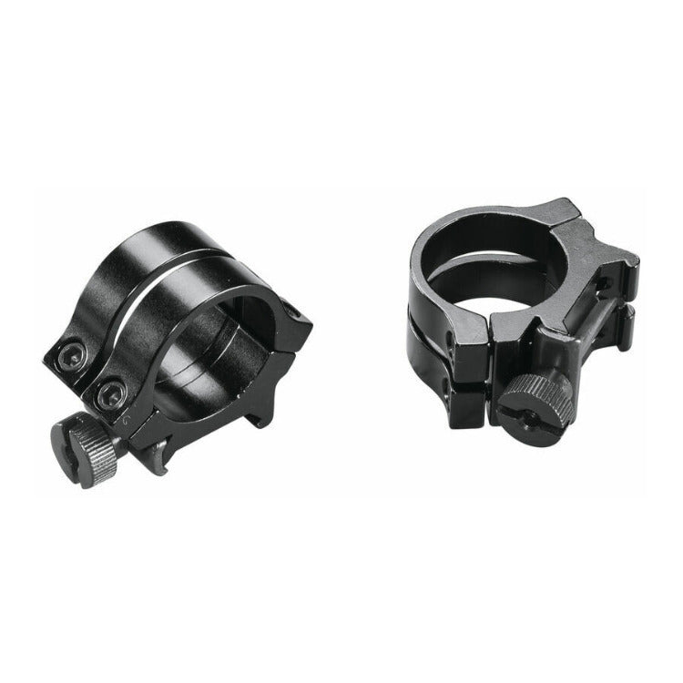 Weaver Quad Lock Detachable 1-Inch Scope Rings (Black, Medium)