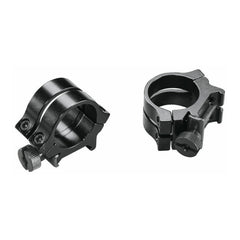 Weaver Quad Lock Detachable 1-Inch Scope Rings (Black, Medium)