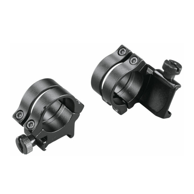 Weaver Quad Lock Detachable 1-Inch Scope Rings (Matte, High EXT)