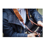 ONA Leather Presidio Camera Strap (Dark Truffle Brown)