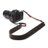 ONA Leather Presidio Camera Strap (Dark Truffle Brown)