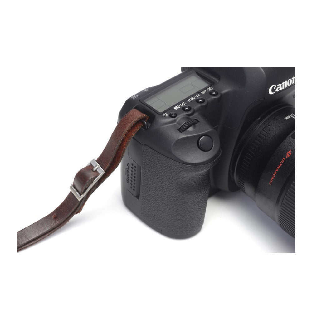 ONA Leather Presidio Camera Strap (Dark Truffle Brown)