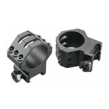 Weaver 6-Hole Skeleton 30mm High Scope Rings (Matte)