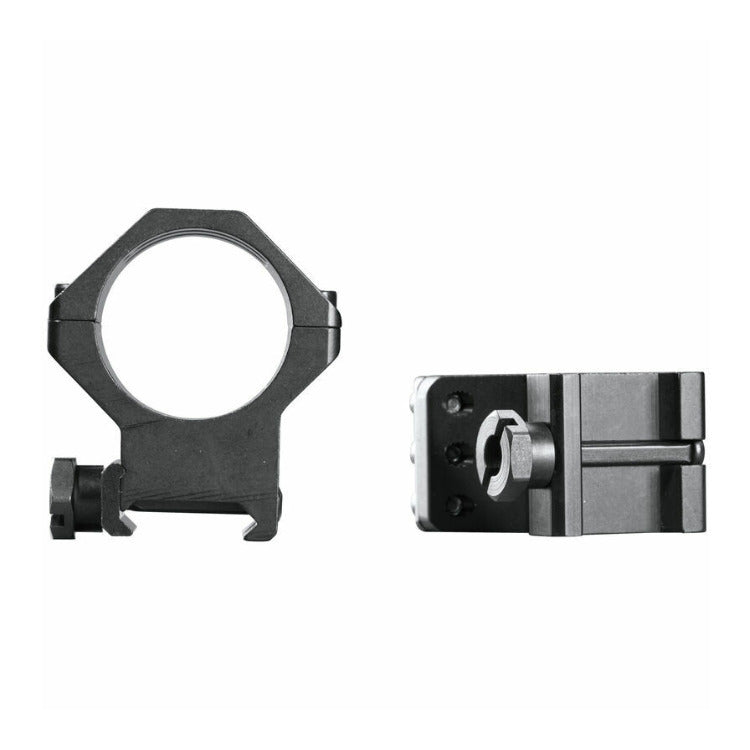 Weaver 6-Hole Skeleton 30mm High Scope Rings (Matte)