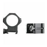 Weaver 6-Hole Skeleton 30mm High Scope Rings (Matte)