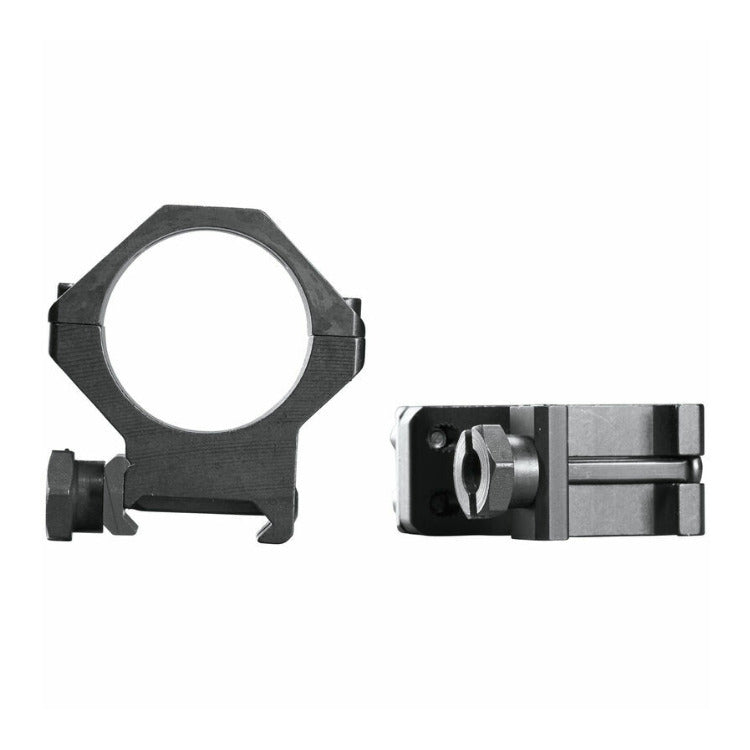 Weaver 4-Hole Skeleton 30mm Medium Scope Rings (Matte Classic)