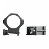 Weaver 4-Hole Skeleton 30mm Medium Scope Rings (Matte Classic)