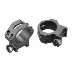 Weaver 4-Hole Skeleton 30mm Medium Scope Rings (Matte Classic)