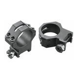 Weaver 4-Hole Skeleton 30mm High Scope Rings (Matte Classic)