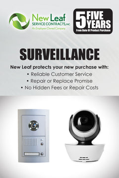 New Leaf 5-Year Surveillance Service Plan for Products Retailing Under $500