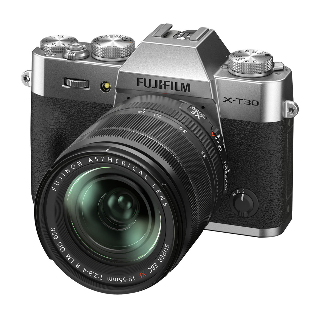 Fujifilm X-T30 II Mirrorless Camera Body with XF 18-55mm Lens Kit (Silver)