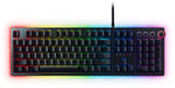 Razer Huntsman Elite Opto Mechanical Gaming Keyboard Light and Clicky Optical Purple Switches
