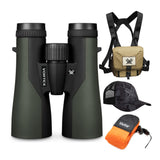 Vortex 12x50 Crossfire HD Roof Prism Binoculars w/Floating Strap & Vortex Hat Bundle