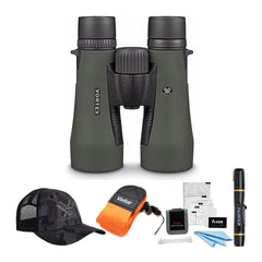 Vortex Diamondback 10x50 Binocular with Foam Floating Strap and Accessory Bundle
