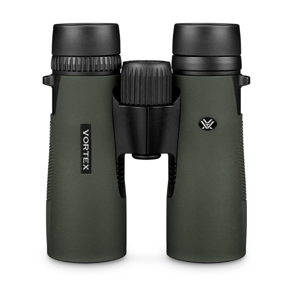 Vortex 10x42 Diamondback Roof Prism Binoculars with Glasspak Harness Case and Accessory Bundle