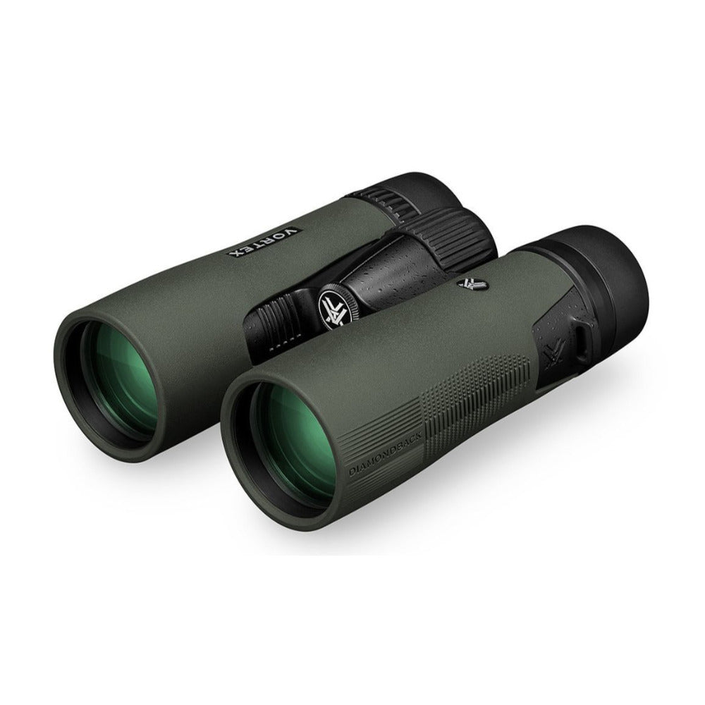 Vortex 10x42 Diamondback Roof Prism Binoculars with Glasspak Harness Case and Accessory Bundle