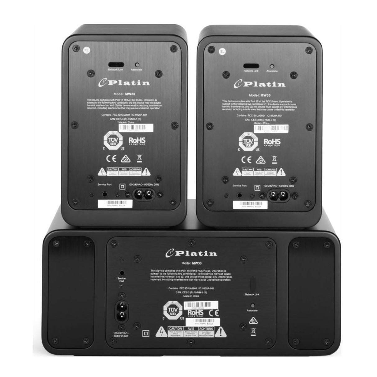 Platin Monaco 5.1 Speakers with WiSA SoundSend Audio Transmitter