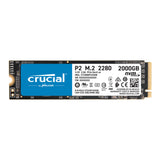 Crucial P2 2000GB 3D NAND NVMe PCIe M.2 SSD
